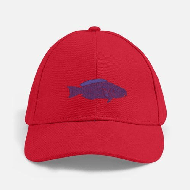 Parrottfish SCUBA Embroidered Parrotfish Baseball Cap