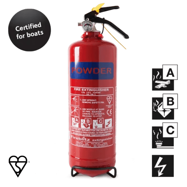 Fireblitz ABC Powder Extinguisher 'Ships Wheel'