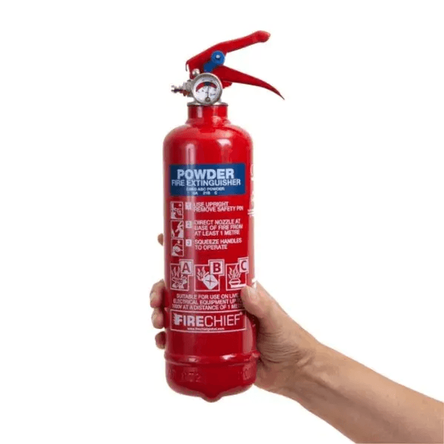 Firechief 600g Fire Extinguisher - 5A 21B C - Powder
