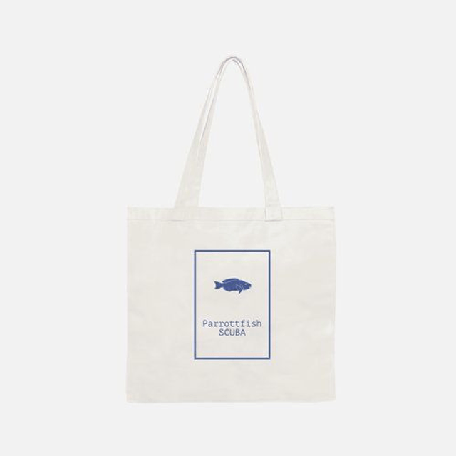 Parrottfish SCUBA Basic Cotten Tote Bag