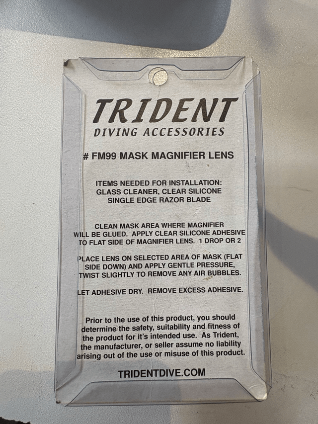 Trident Mask Magnifier Lens