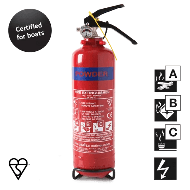 Fireblitz ABC Powder Extinguisher &#039;Ships Wheel&#039;